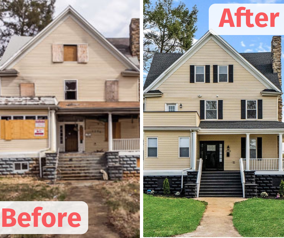 3700 Springdale Avenue Before and After